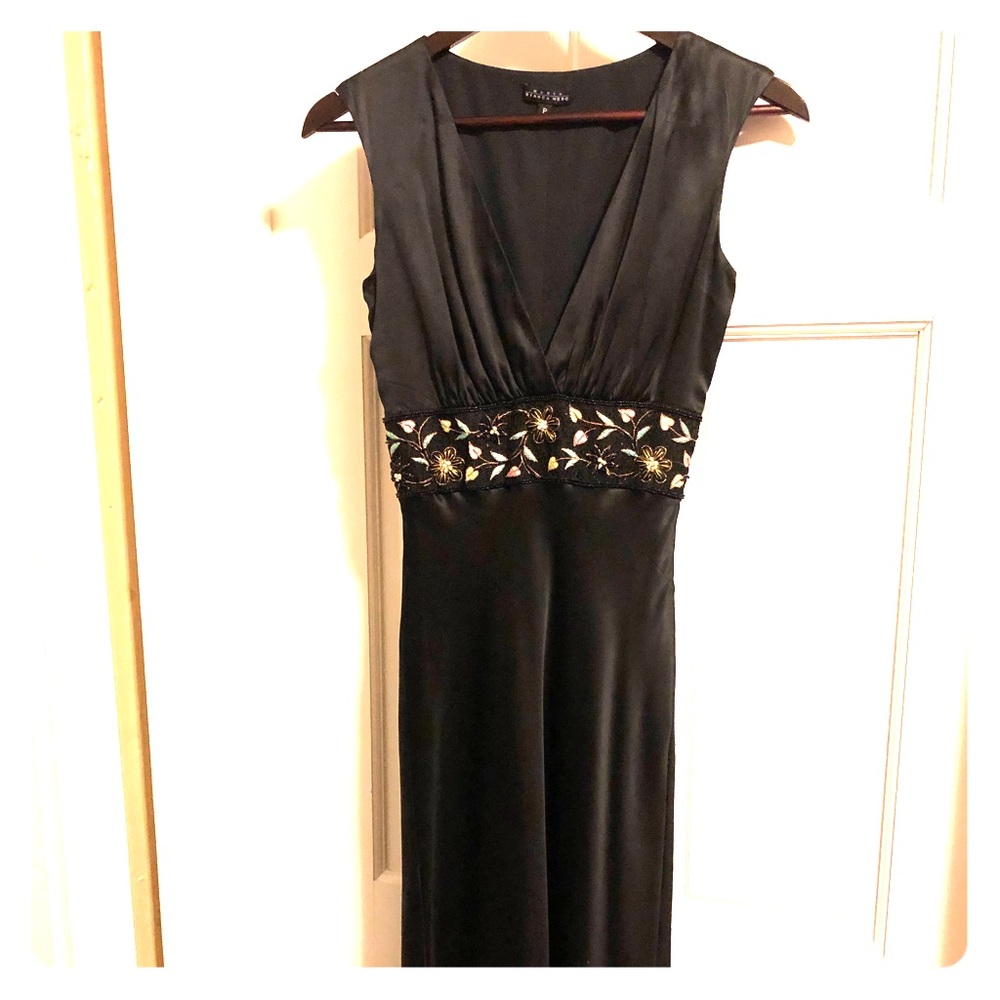 Bianca Nero black silk evening dress - Picture 1 of 6